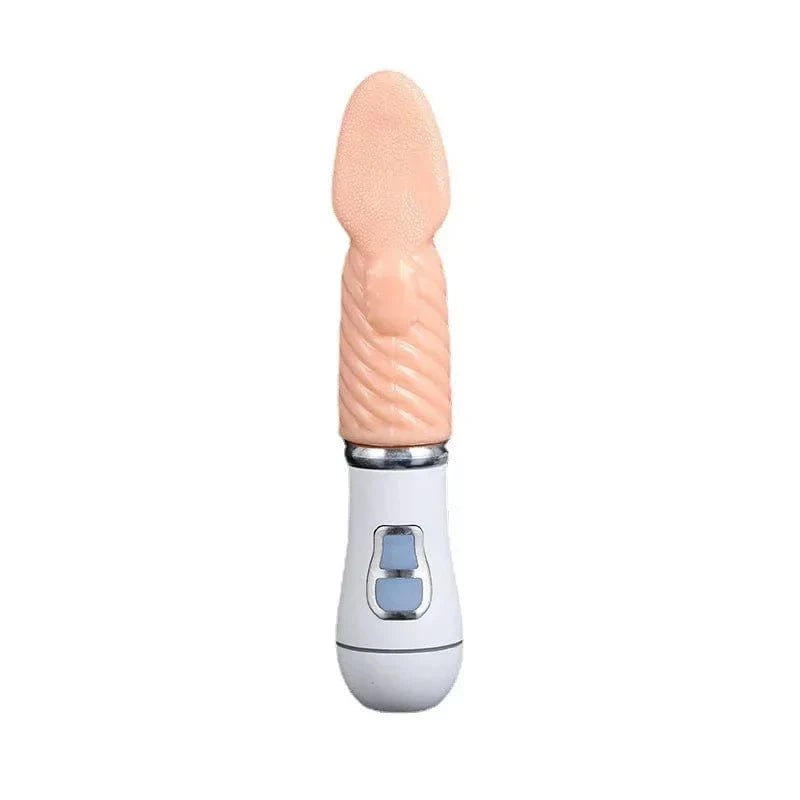 Textured Tongue Vibrator 12-Speed - Clit Stimulator Toy