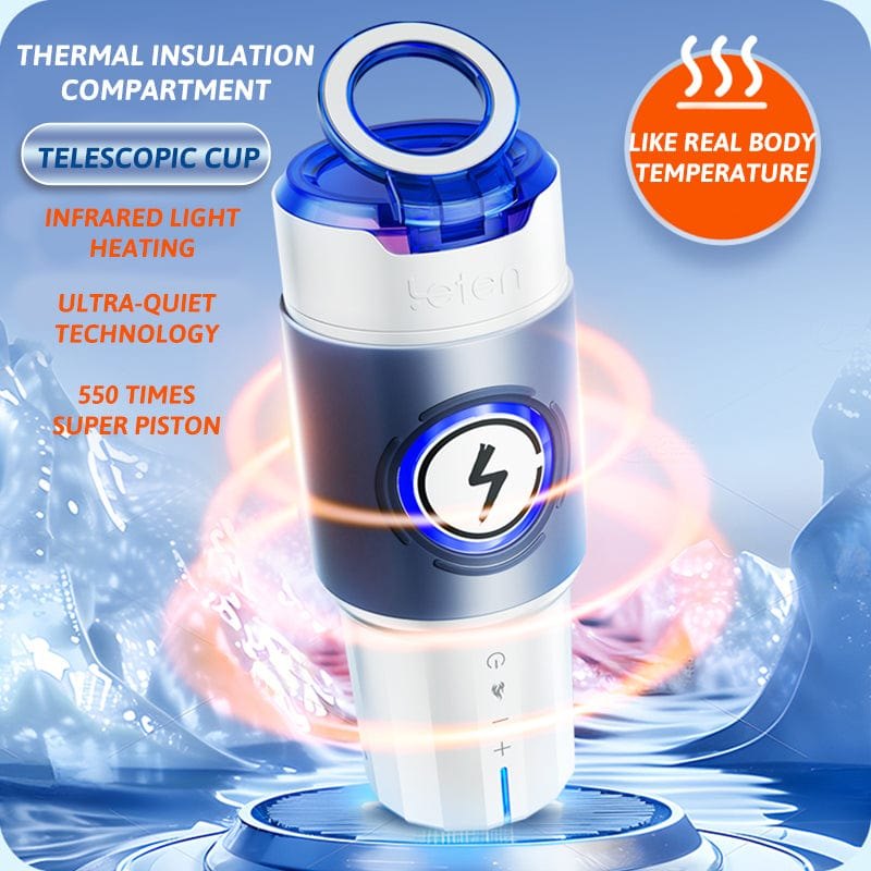 Thermal Cup Telescopic Stroker - Automatic Male Masturbator