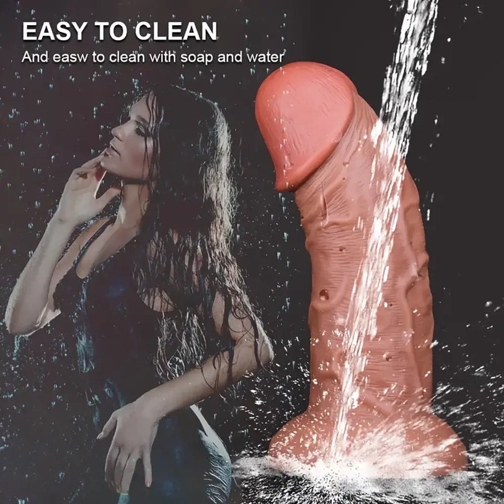 Thick Ball-Free Silicone Dildo - Big Giant Dildo