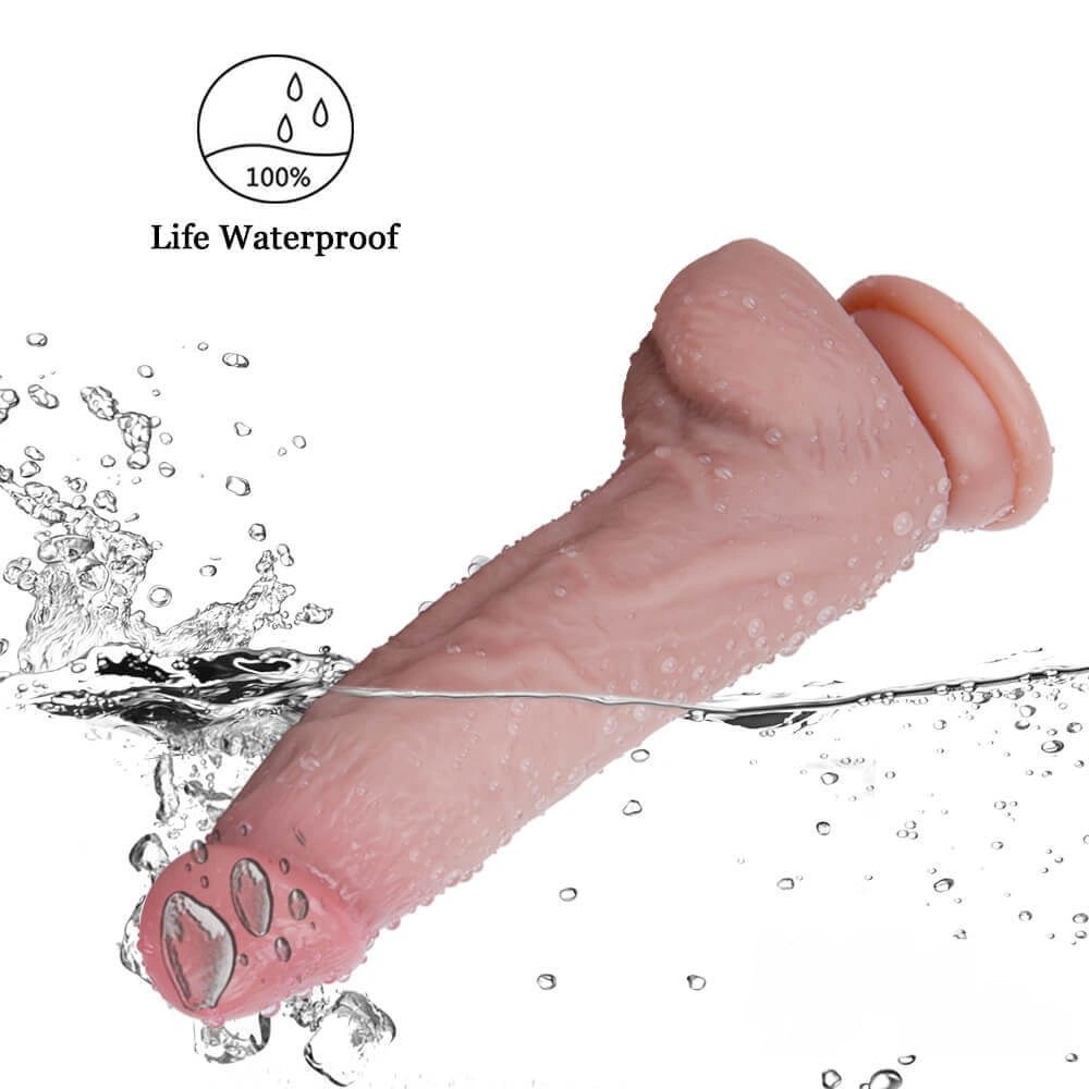 Thick Body Realistic Dildo 8 in - Suction Cup Dildo for Women