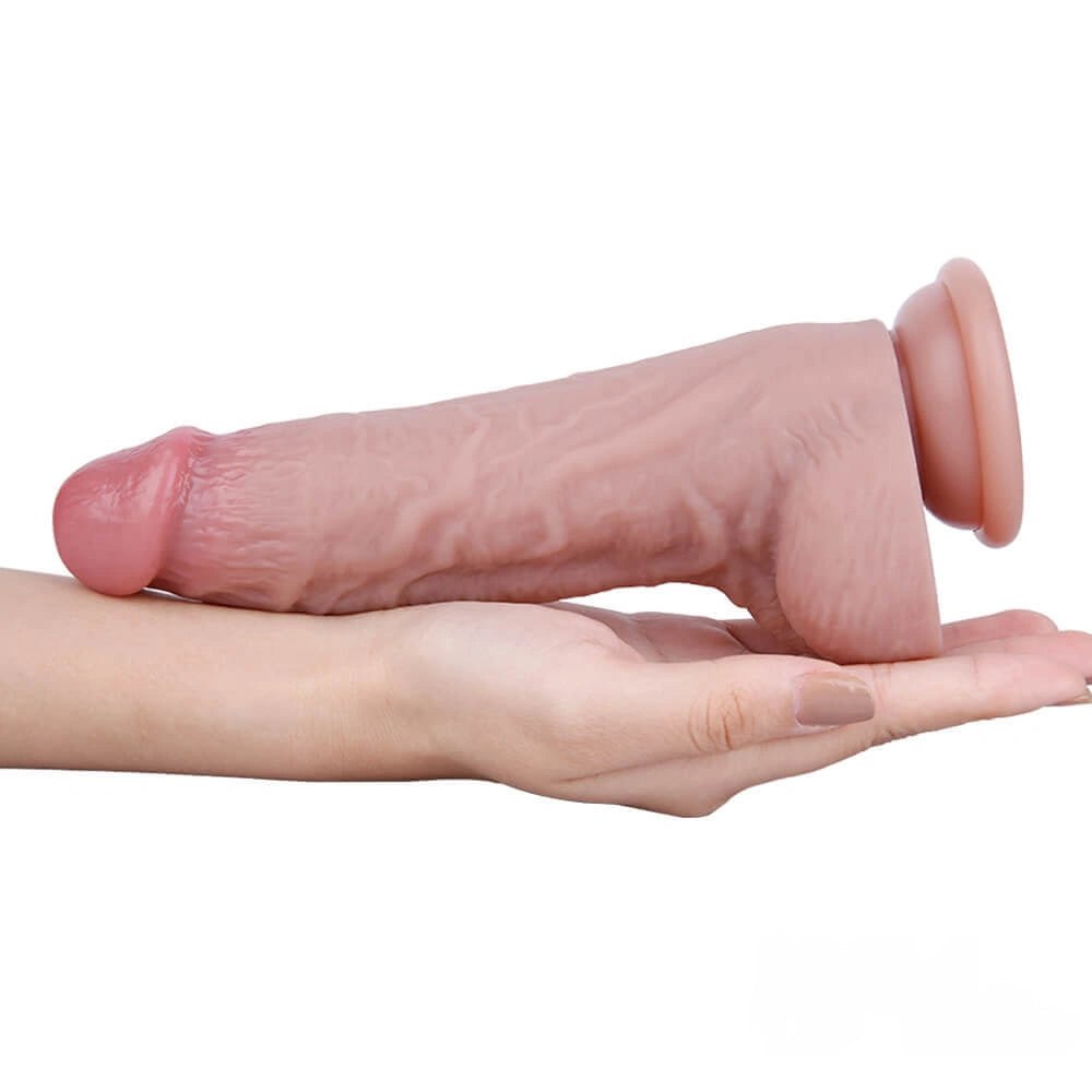 Thick Body Realistic Dildo 8 in - Suction Cup Dildo for Women