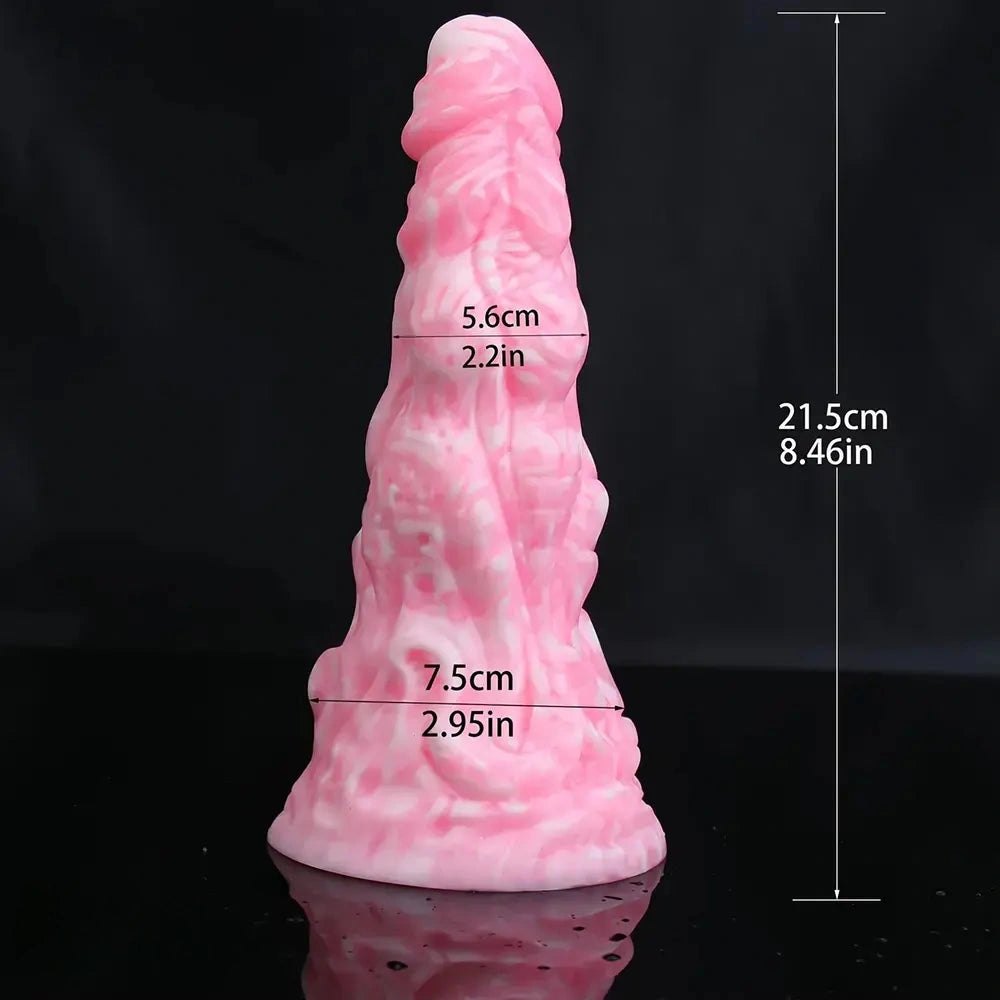 Thick Fantasy Cone Dildo - Big Silicone Dildo 8.46 in