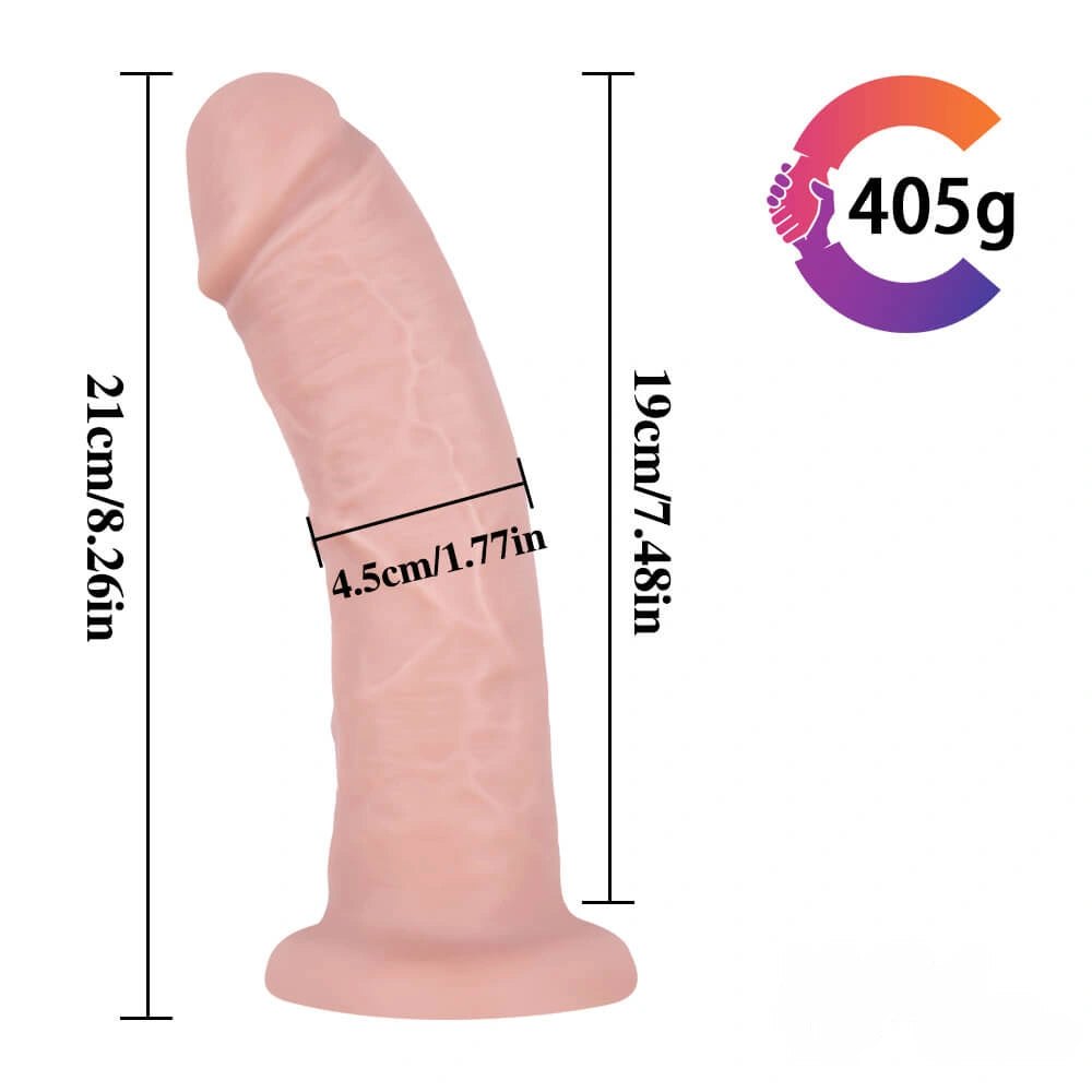 Thick Flesh Suction Cup Dildo - Realistic Suction Cup Dildo