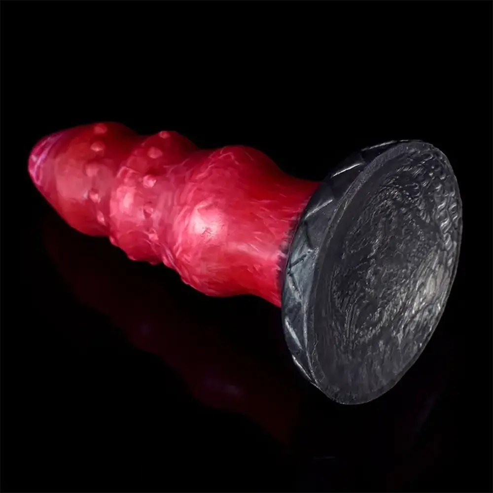 Thick Ribbed Fantasy Dildo - Spiked Dragon Style Dildo