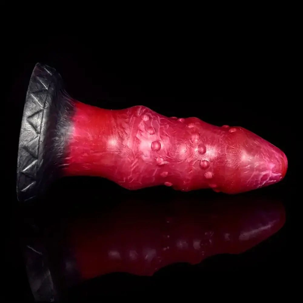 Thick Ribbed Fantasy Dildo - Spiked Dragon Style Dildo