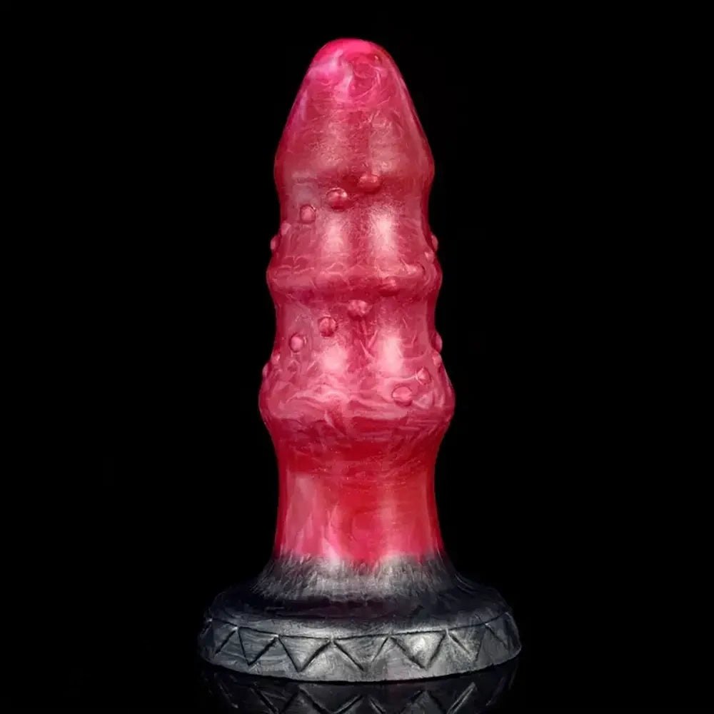 Thick Ribbed Fantasy Dildo - Spiked Dragon Style Dildo