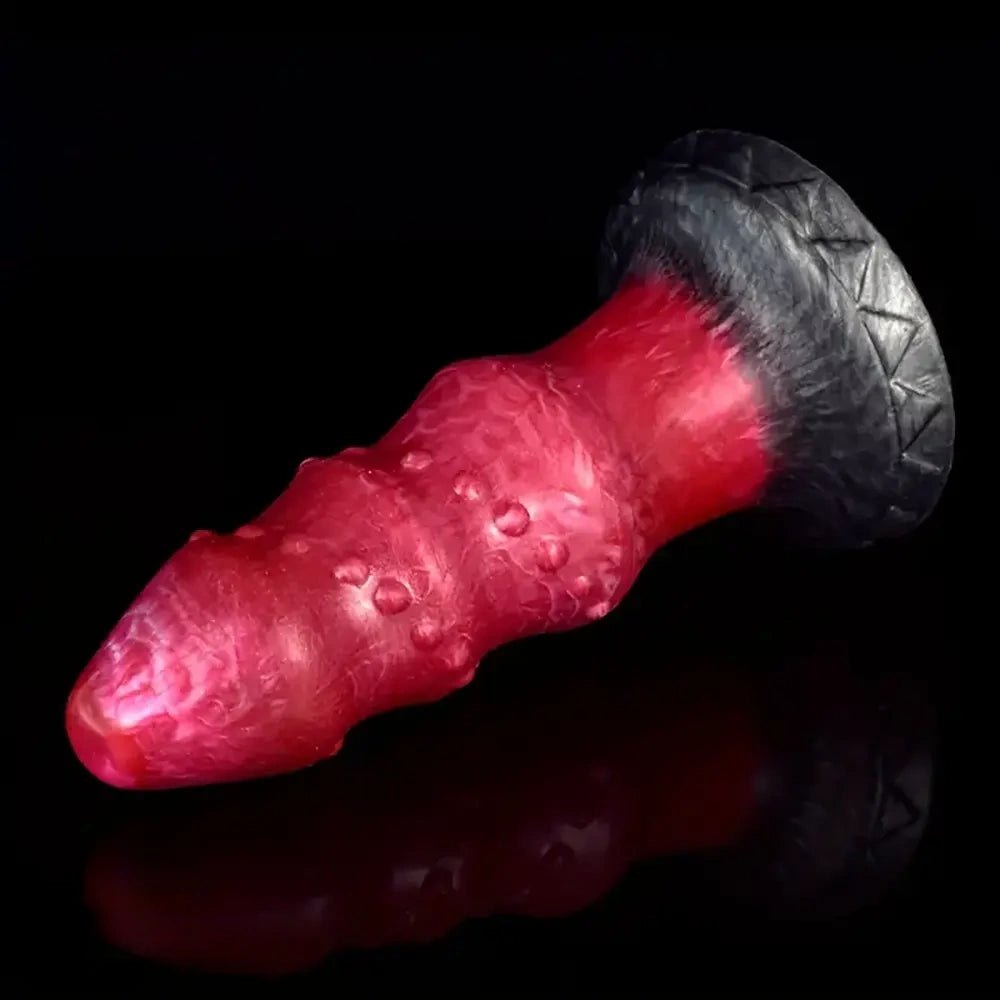 Thick Ribbed Fantasy Dildo - Spiked Dragon Style Dildo