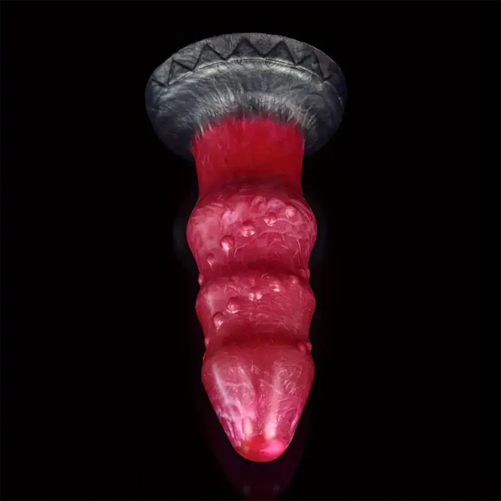 Thick Ribbed Fantasy Dildo - Spiked Dragon Style Dildo