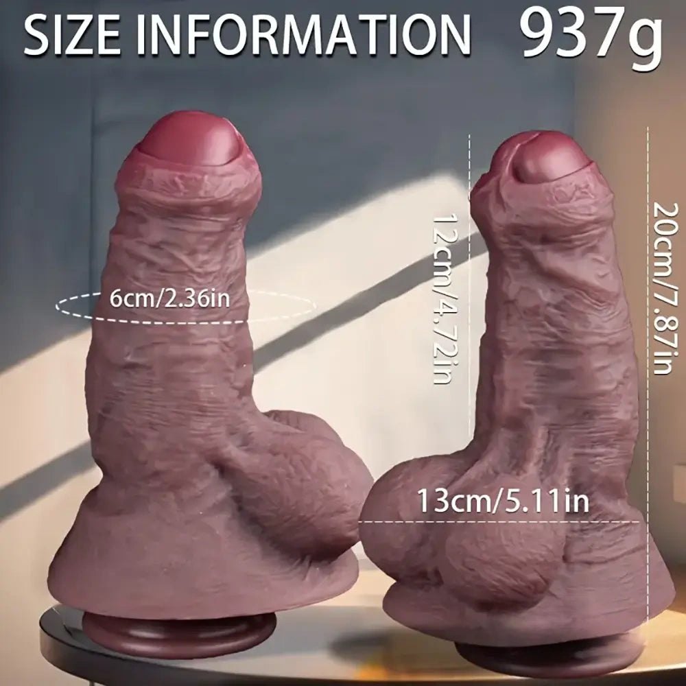 Thick Suction Cup Dildo 7.87 in - Anal Expansion Dildo