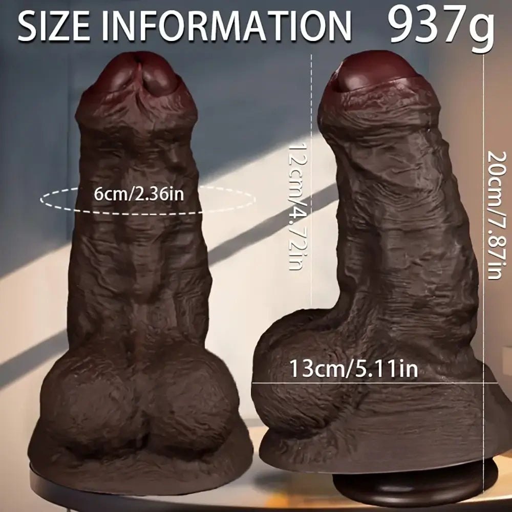Thick Suction Cup Dildo 7.87 in - Anal Expansion Dildo