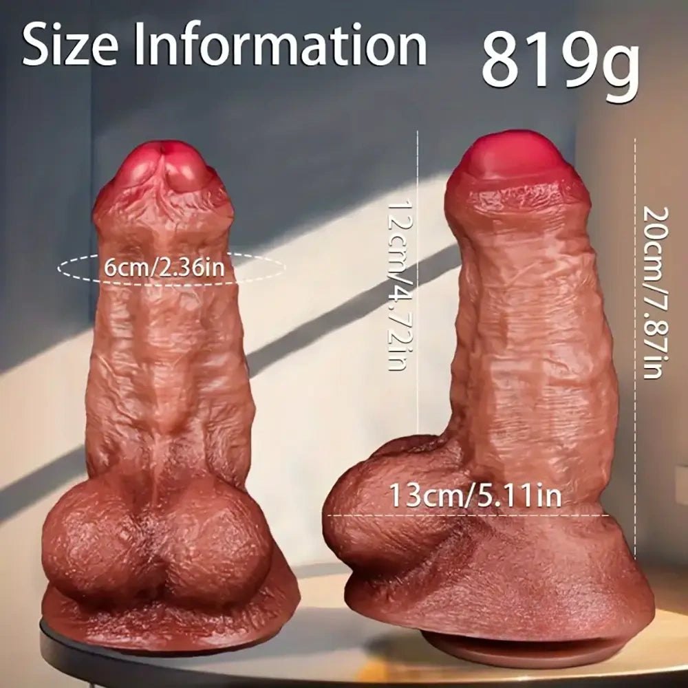 Thick Suction Cup Dildo 7.87 in - Anal Expansion Dildo