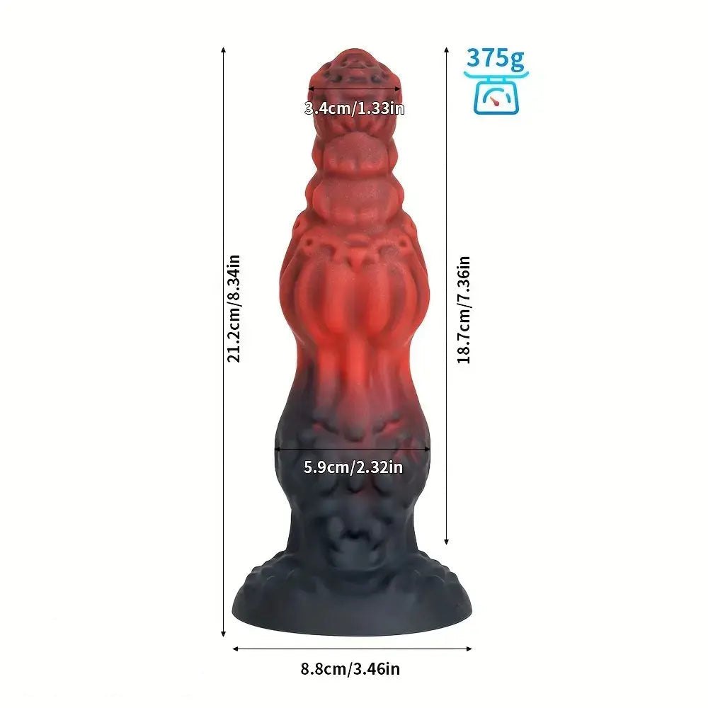 Thick Textured Fantasy Dildo - Big Thick Fantasy Dildo