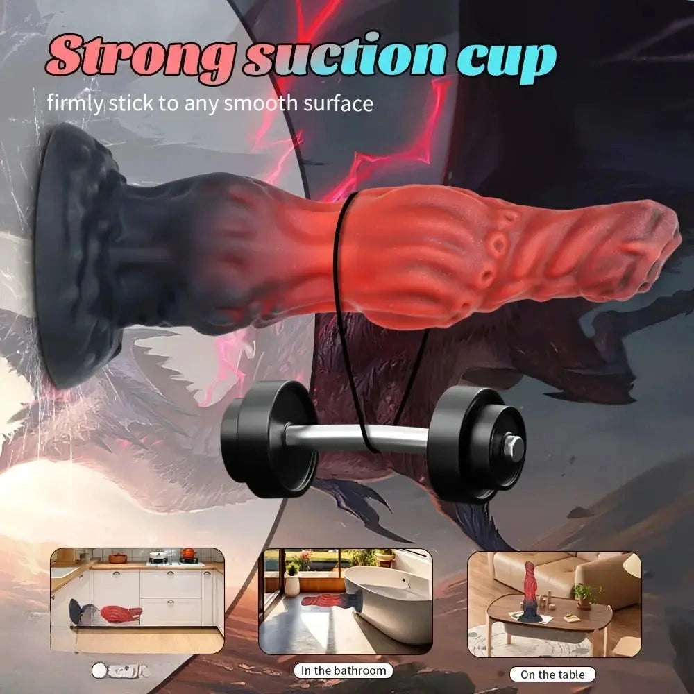 Thick Textured Fantasy Dildo - Big Thick Fantasy Dildo