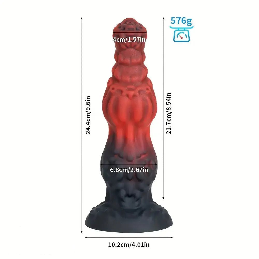 Thick Textured Fantasy Dildo - Big Thick Fantasy Dildo