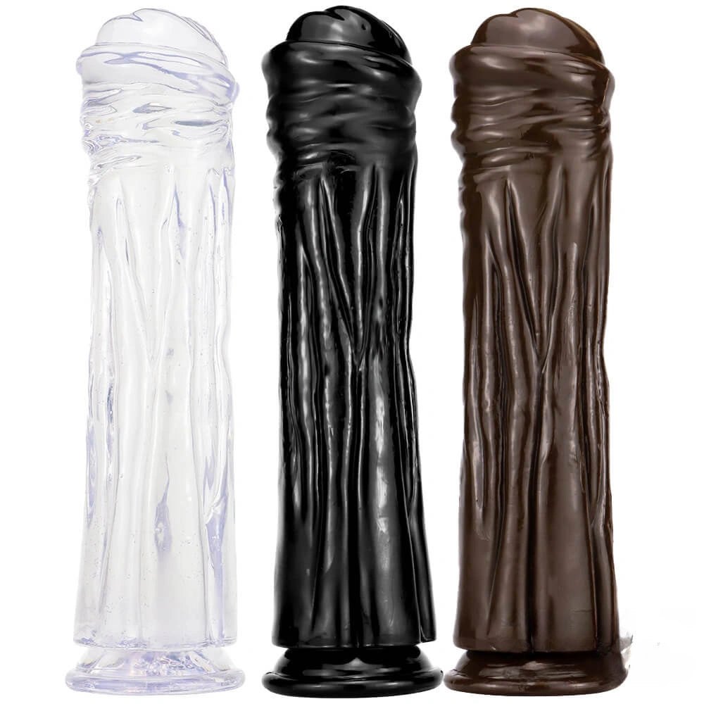 Thick Veined Realistic Dildo - Big PVC Dildo 13in