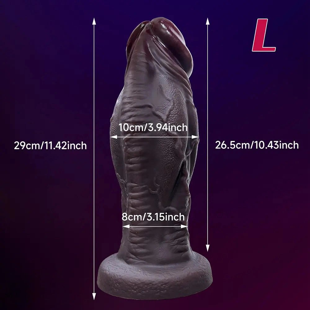 Thick Veined Suction Cup Dildo - Large Realistic Dildo