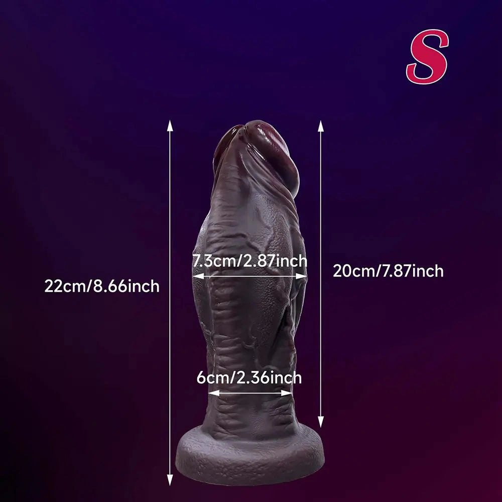 Thick Veined Suction Cup Dildo - Large Realistic Dildo
