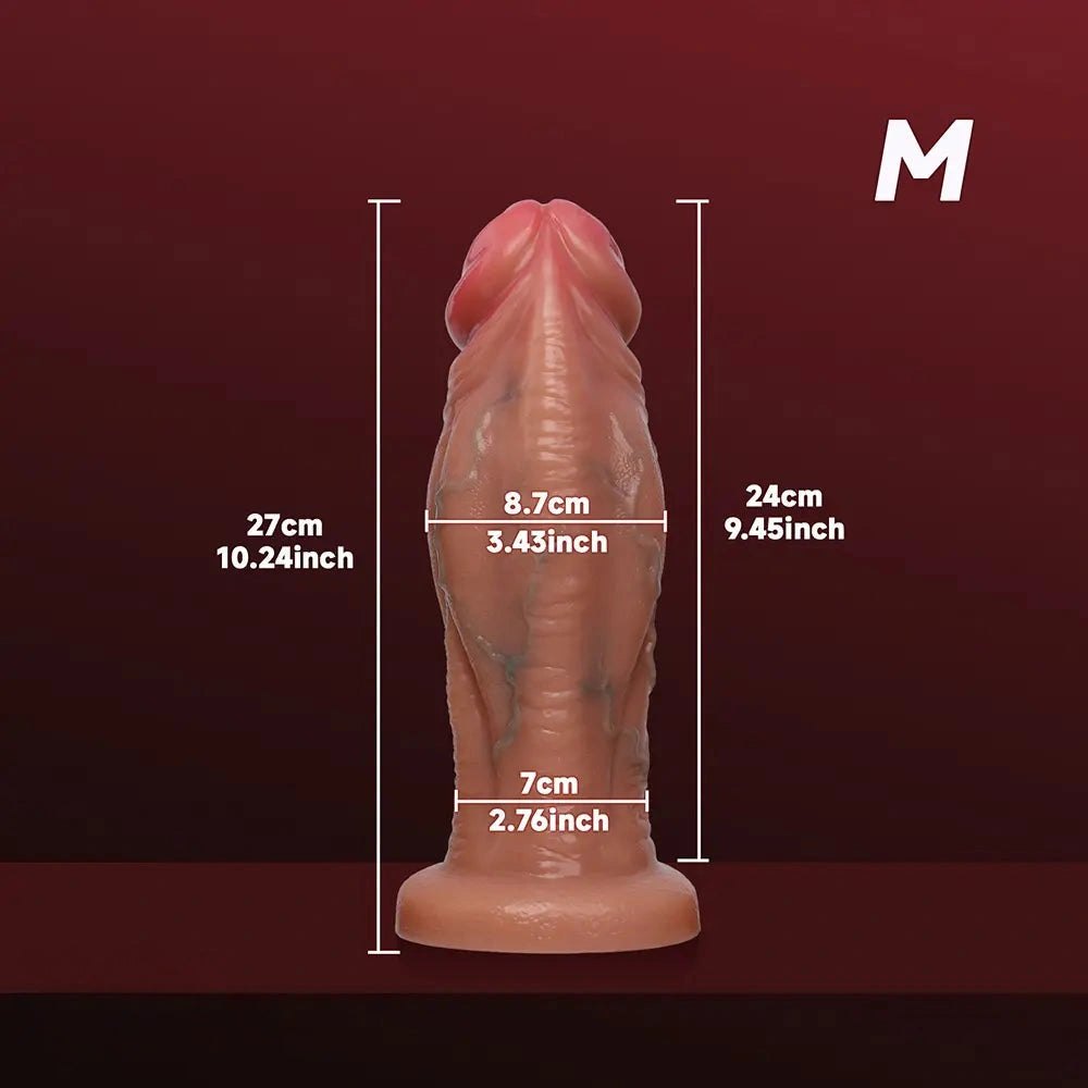 Thick Veined Suction Cup Dildo - Large Realistic Dildo