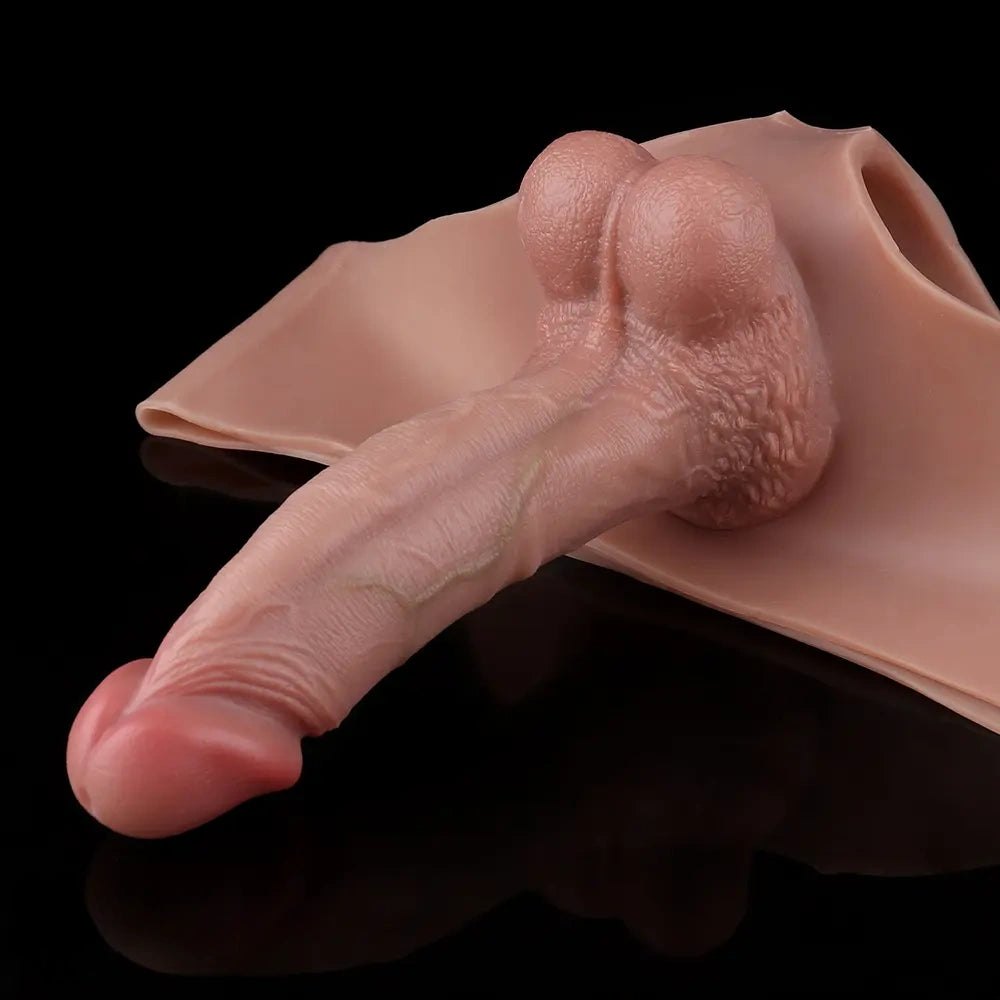 Thickening Penis Sleeve 8 in - Hollow Penis Extender