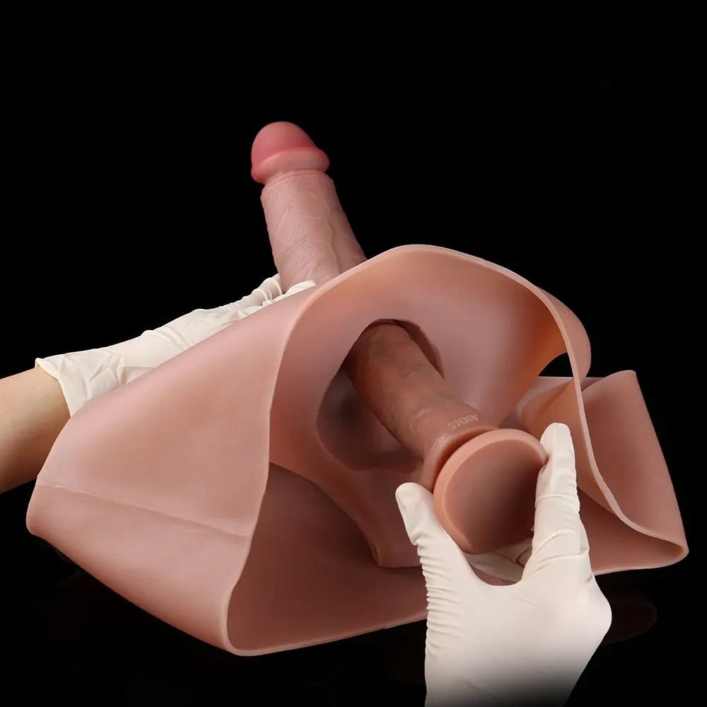 Thickening Penis Sleeve 8 in - Hollow Penis Extender