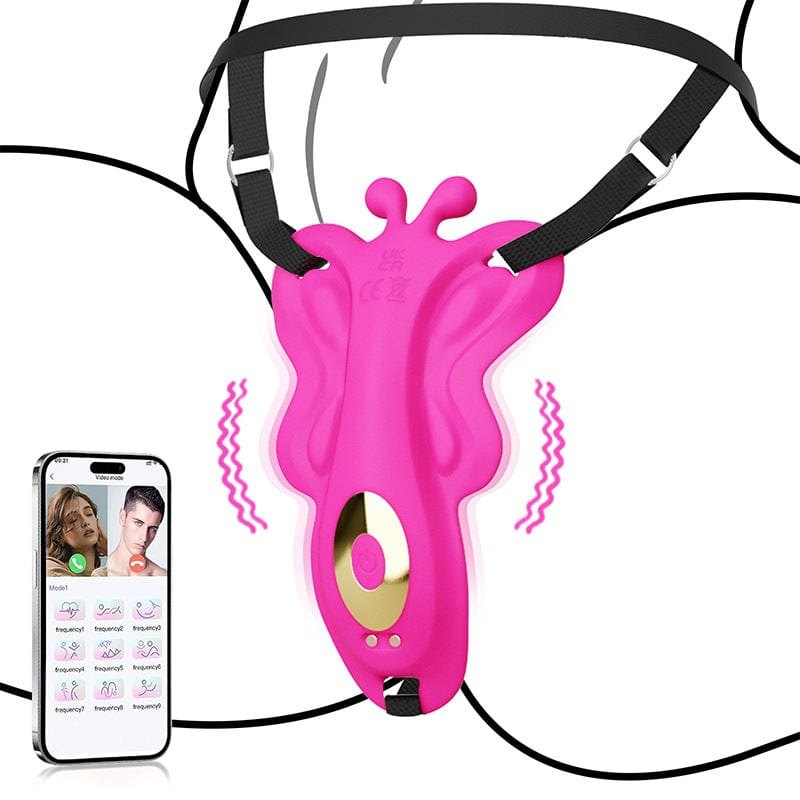 Thong Butterfly Wearable Vibrator - App Controlled Panty Vibrator