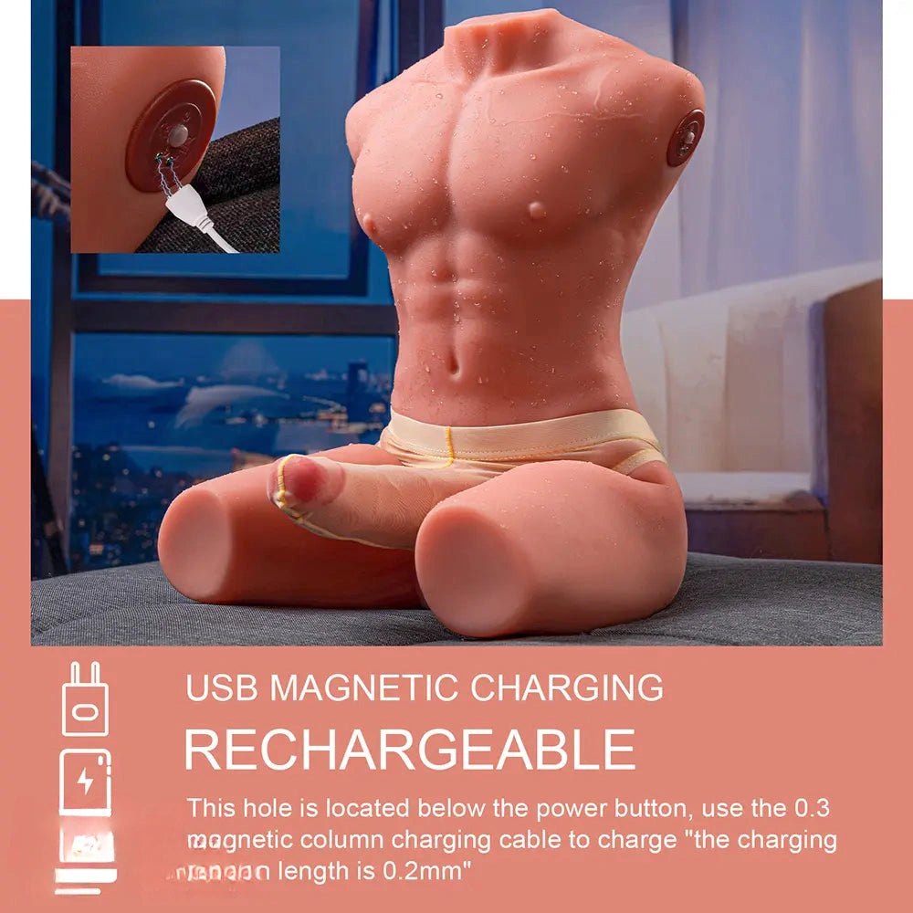Thrusting Male Torso Sex Doll - Life-Size Sex Doll Torso