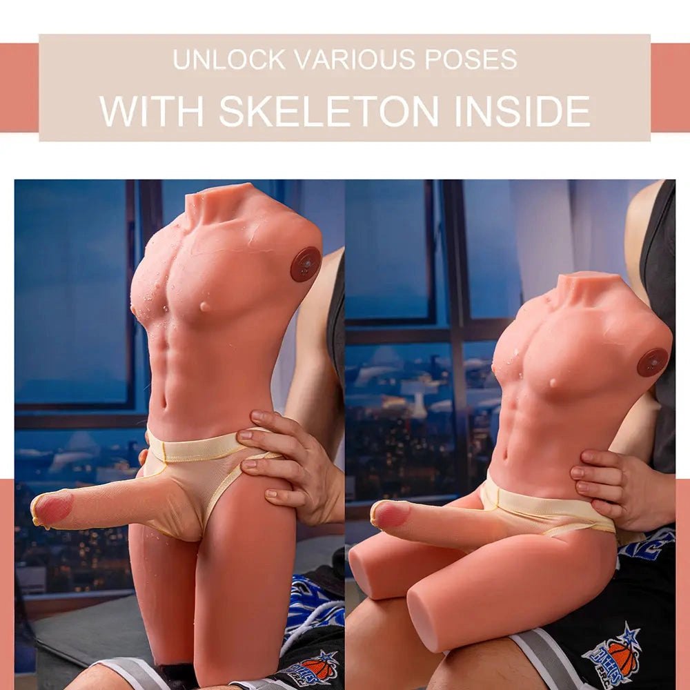 Thrusting Male Torso Sex Doll - Life-Size Sex Doll Torso