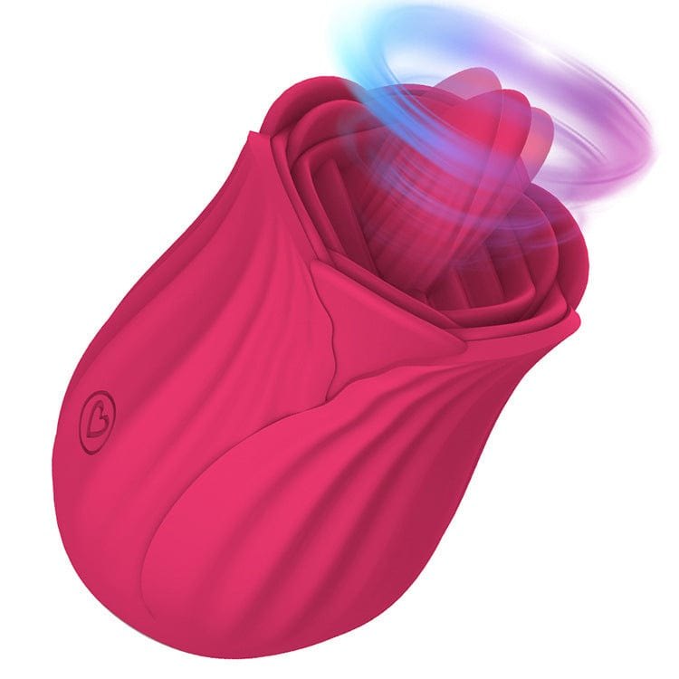 Tongue-Flick Rose Clit Vibrator - Clitoral Suction Vibrator
