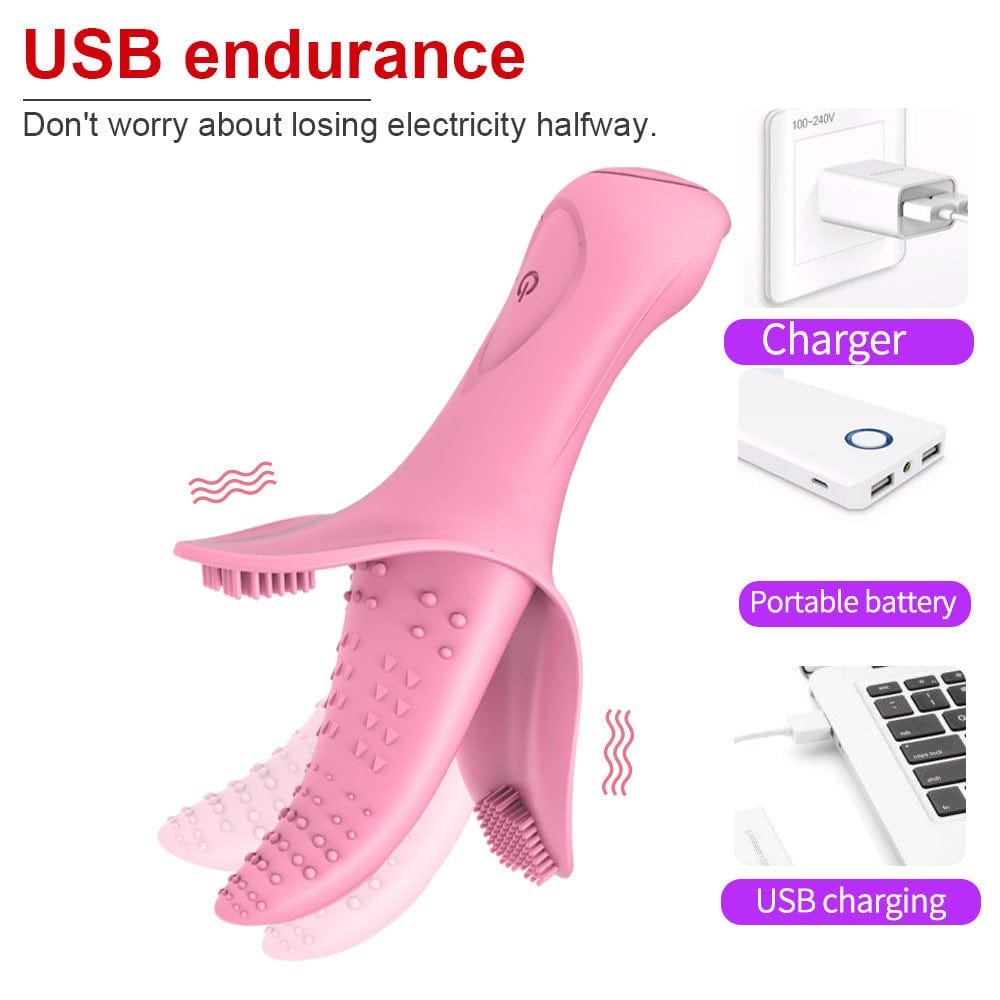 Tongue Licking Clit Stimulator - Oral Feel Clit Toy