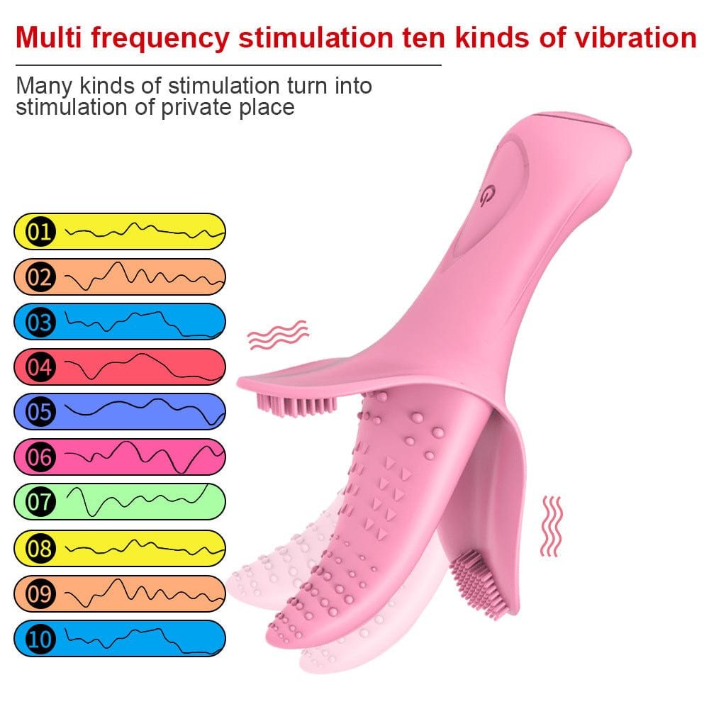 Tongue Licking Clit Stimulator - Oral Feel Clit Toy