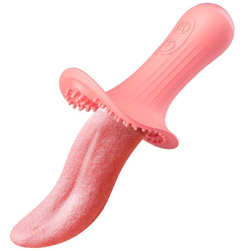Tongue Licking G-Spot Vibrator - Clitoral Stimulator Toy