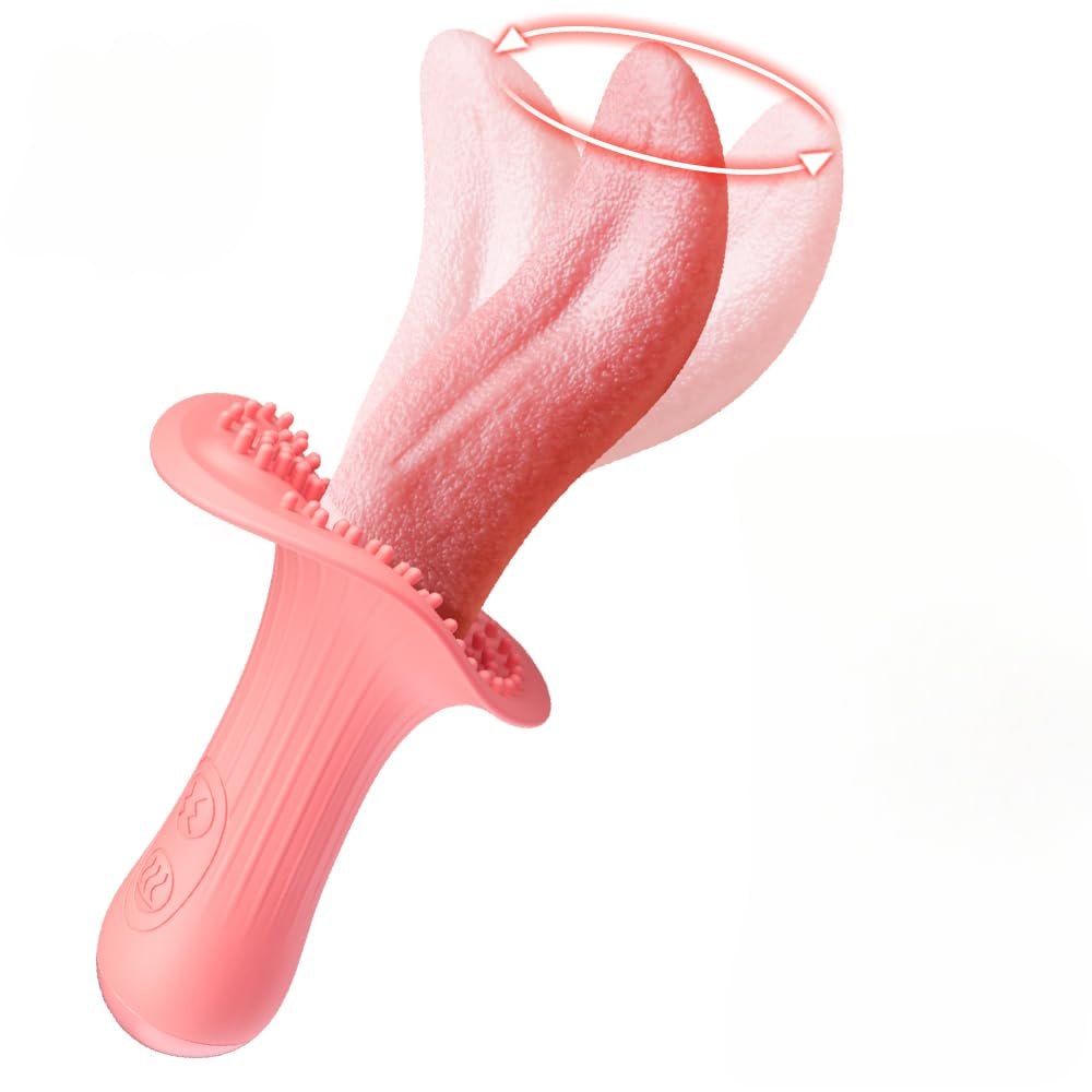 Tongue Licking G-Spot Vibrator - Clitoral Stimulator Toy
