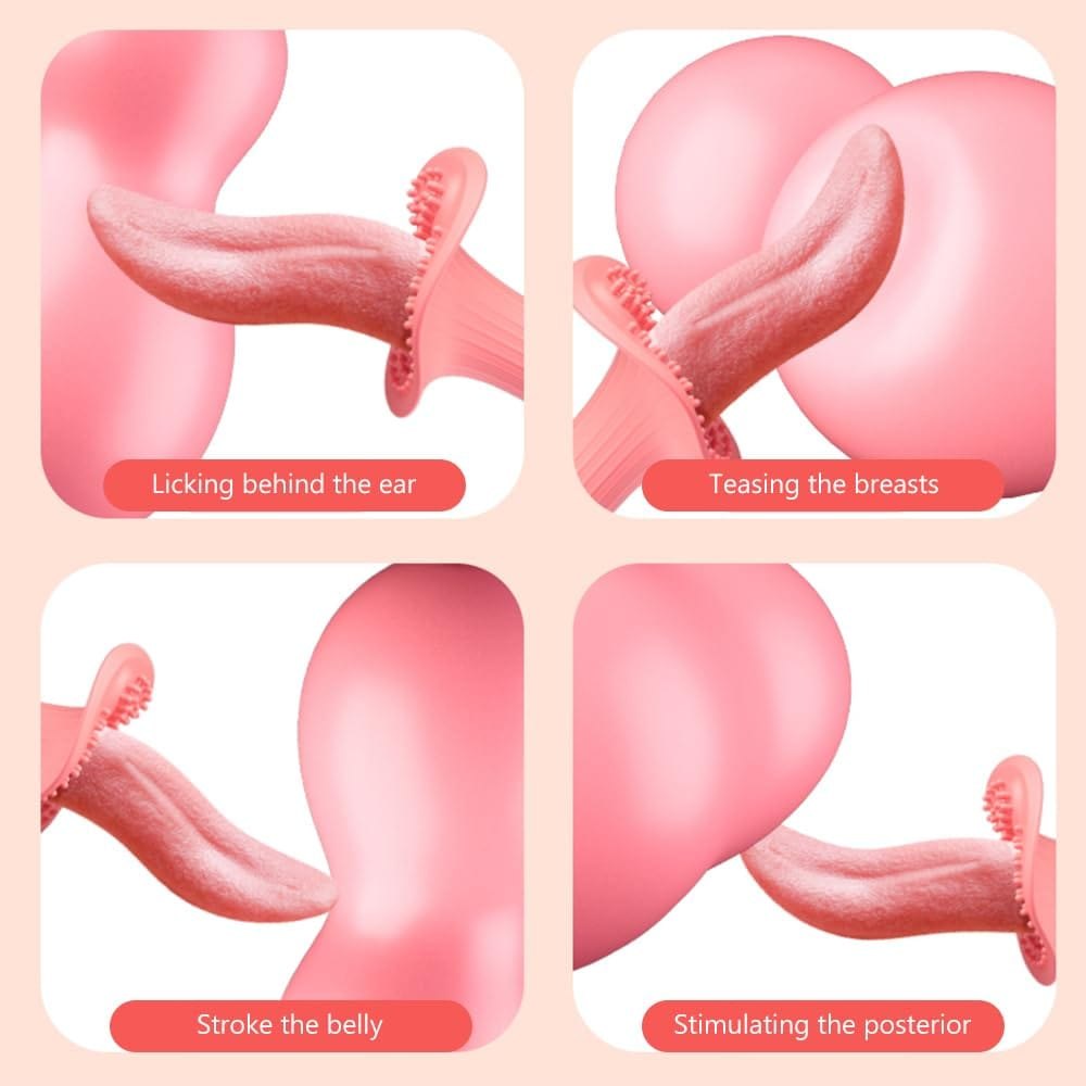 Tongue Licking G-Spot Vibrator - Clitoral Stimulator Toy