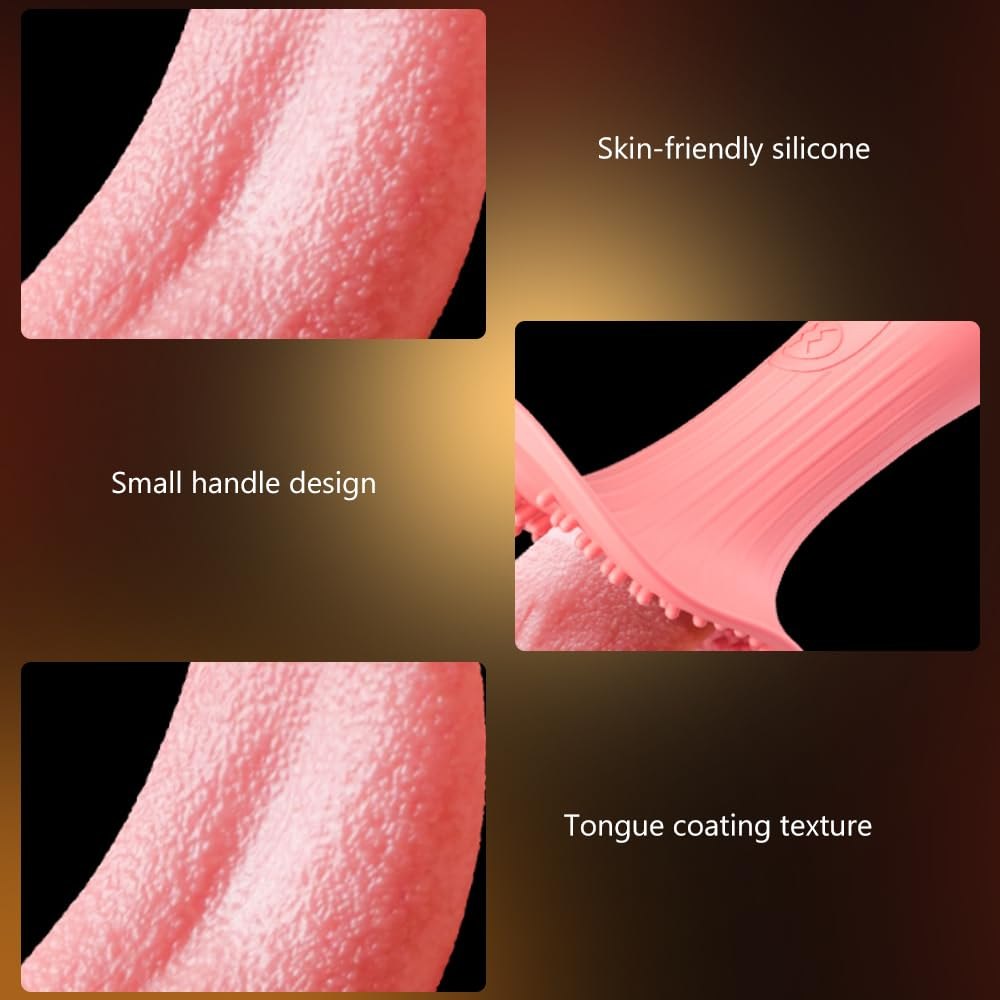 Tongue Licking G-Spot Vibrator - Clitoral Stimulator Toy