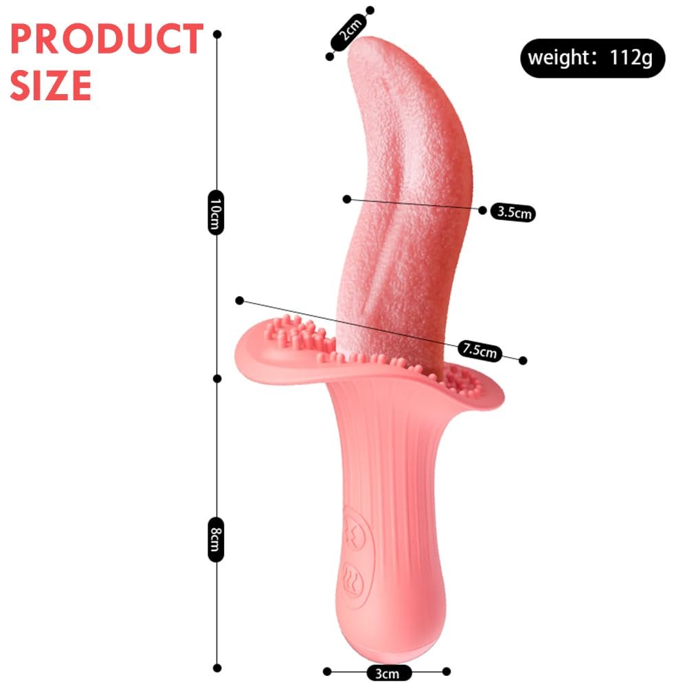 Tongue Licking G-Spot Vibrator - Clitoral Stimulator Toy