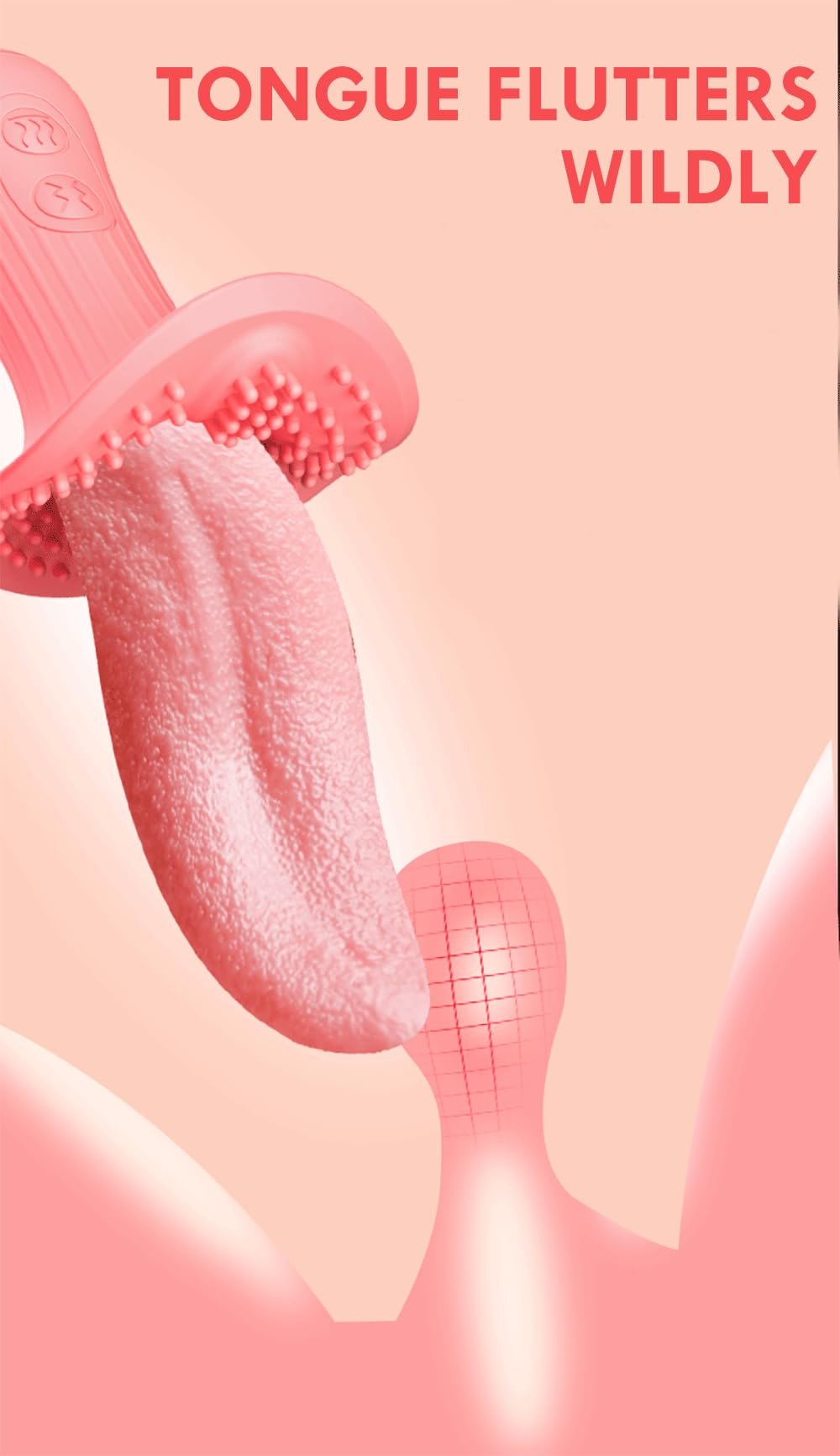 Tongue Licking G-Spot Vibrator - Clitoral Stimulator Toy