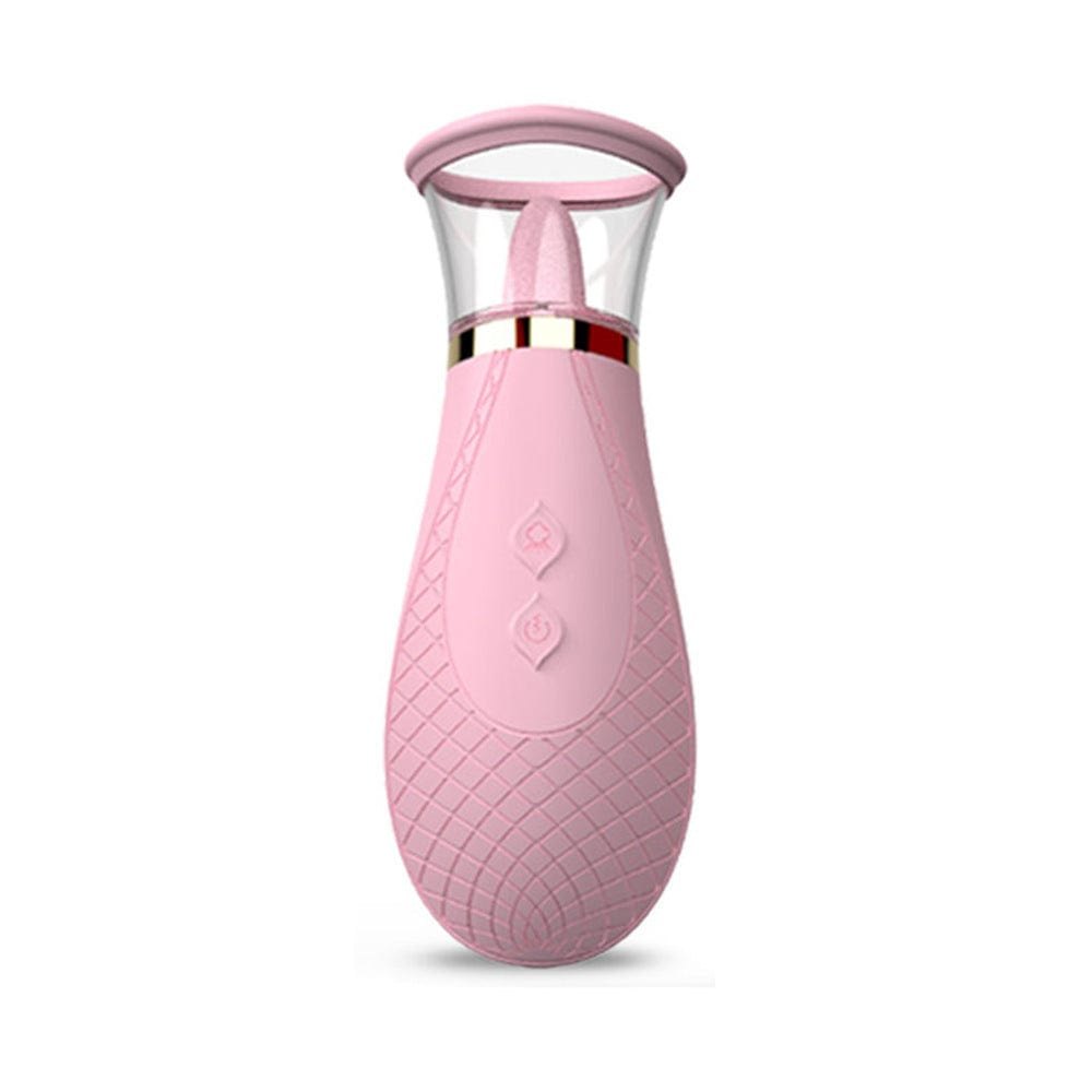 Tongue Licking Nipple Sucker Vibrator - Nipple Suction Toy