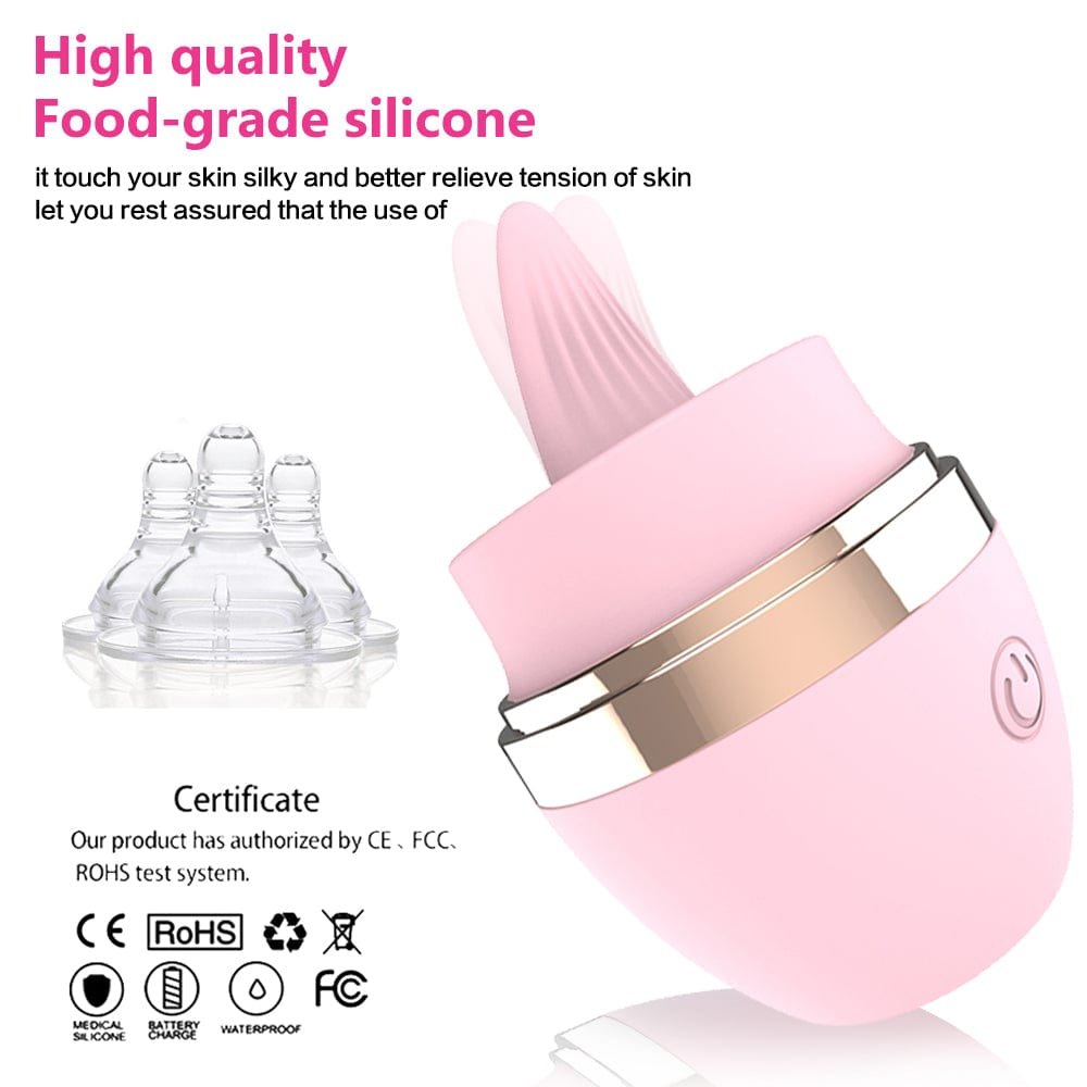 Tongue Licking Clit Vibrator - Clitoral Stimulator Toy