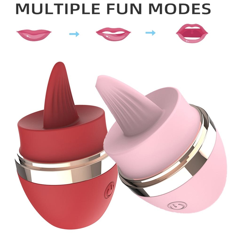 Tongue Licking Clit Vibrator - Clitoral Stimulator Toy