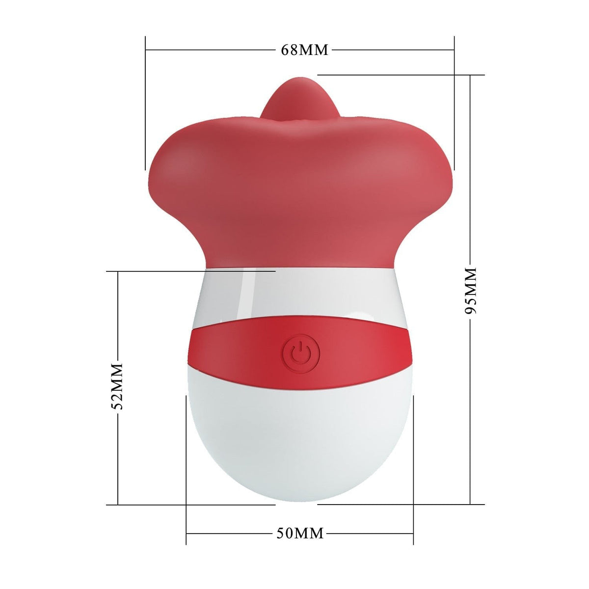 Tongue Licking Suction Vibrator - Clit Sucking Rose Toy