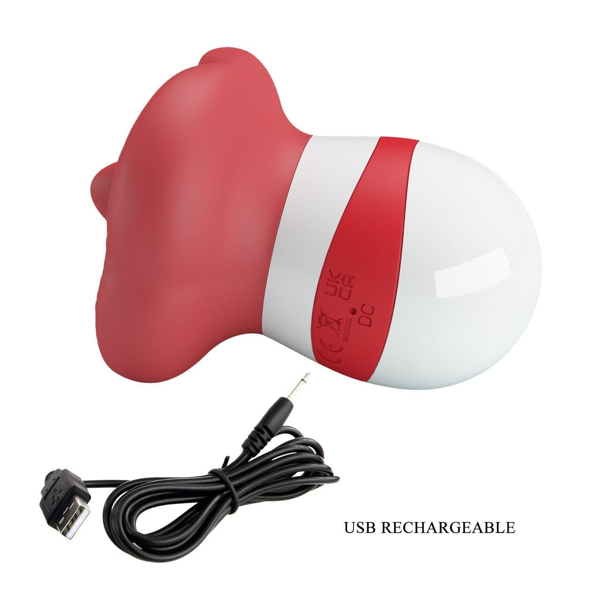Tongue Licking Suction Vibrator - Clit Sucking Rose Toy