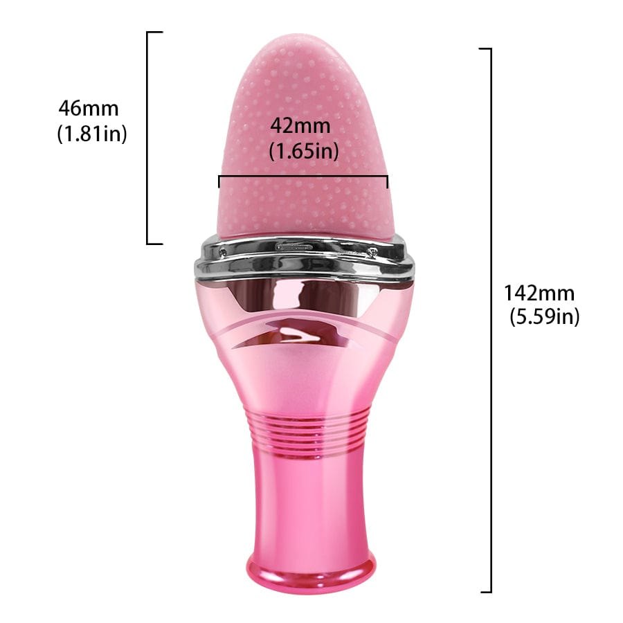 Tongue Licking Clit Vibrator - Textured Clit Stimulator
