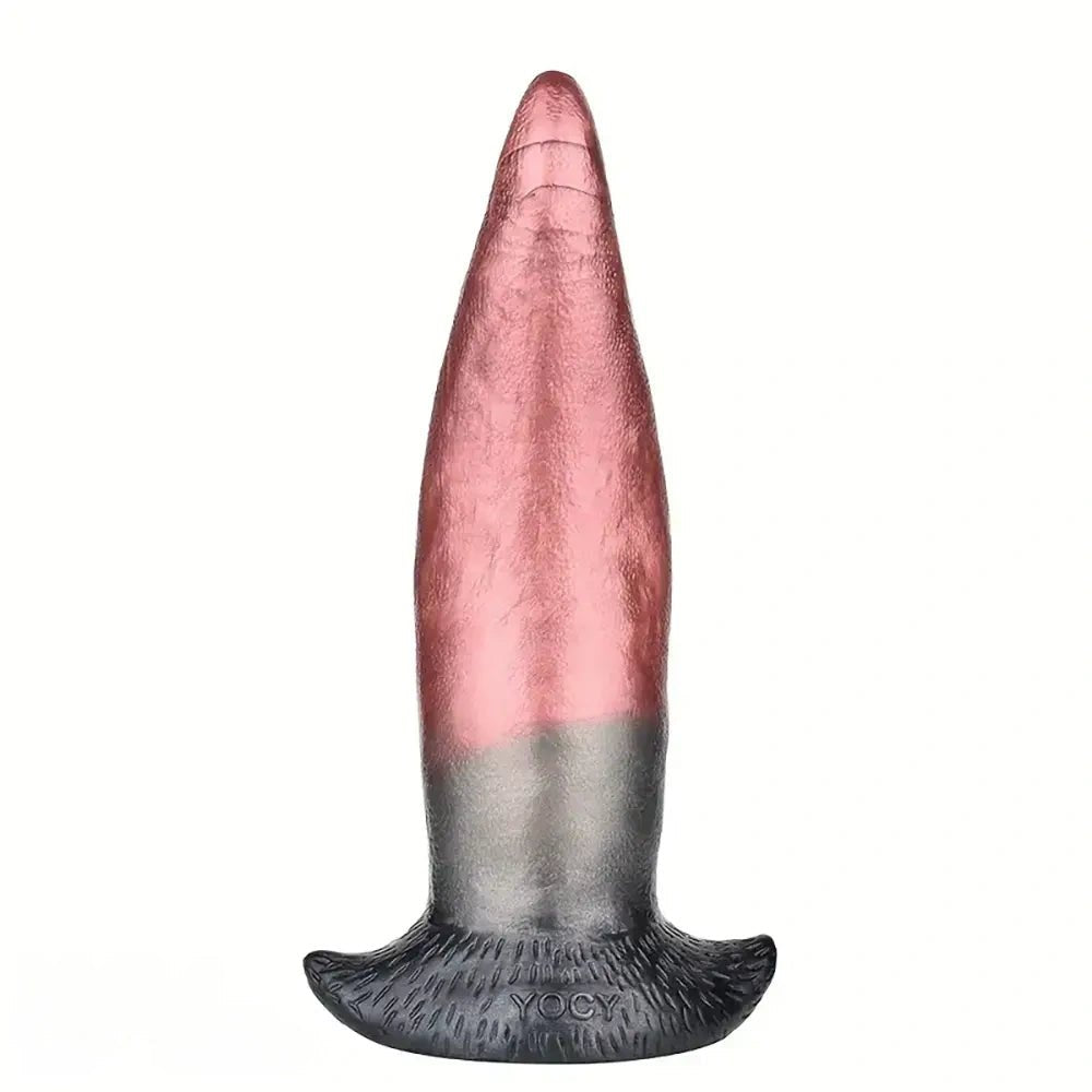 Tongue Shape Anal Plug 8.26in - Fantasy Butt Plug Toy