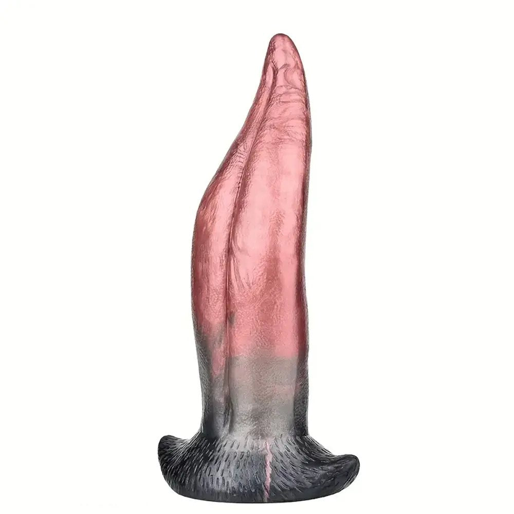 Tongue Shape Anal Plug 8.26in - Fantasy Butt Plug Toy