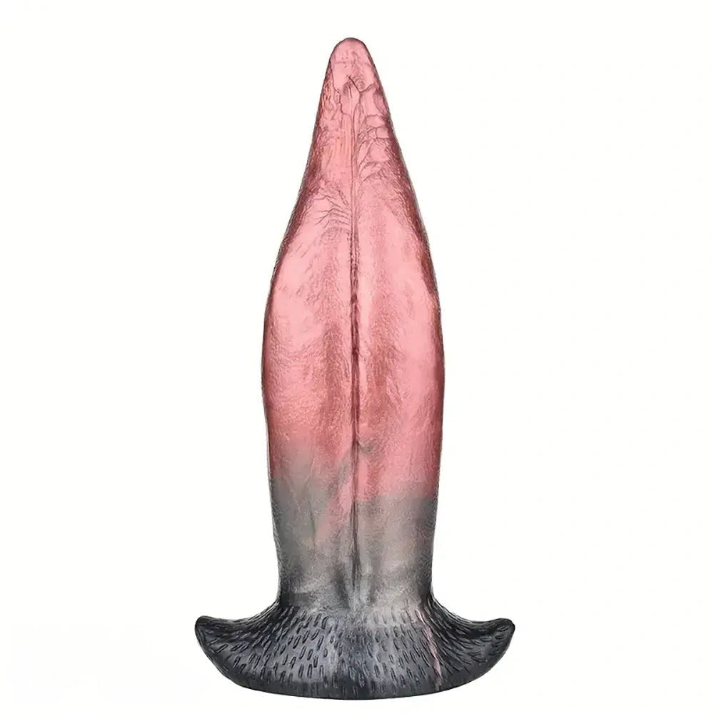 Tongue Shape Anal Plug 8.26in - Fantasy Butt Plug Toy