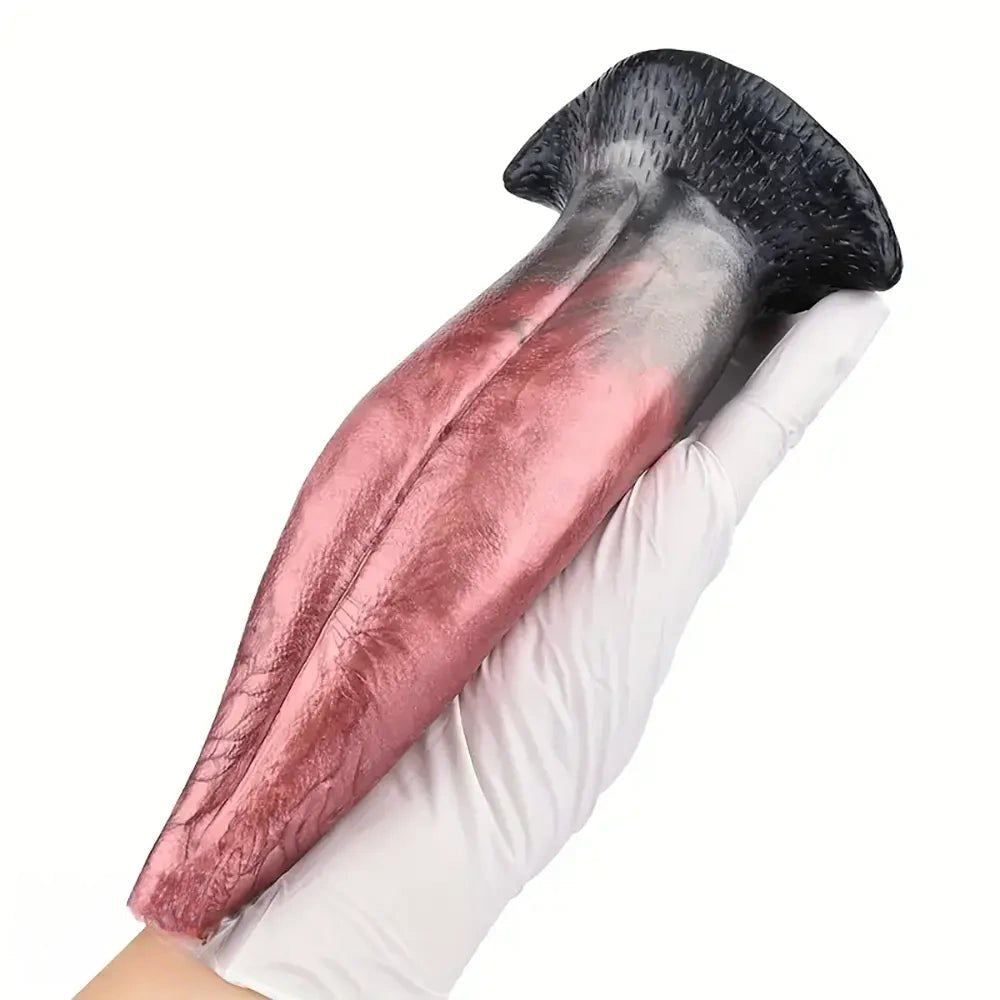 Tongue Shape Anal Plug 8.26in - Fantasy Butt Plug Toy
