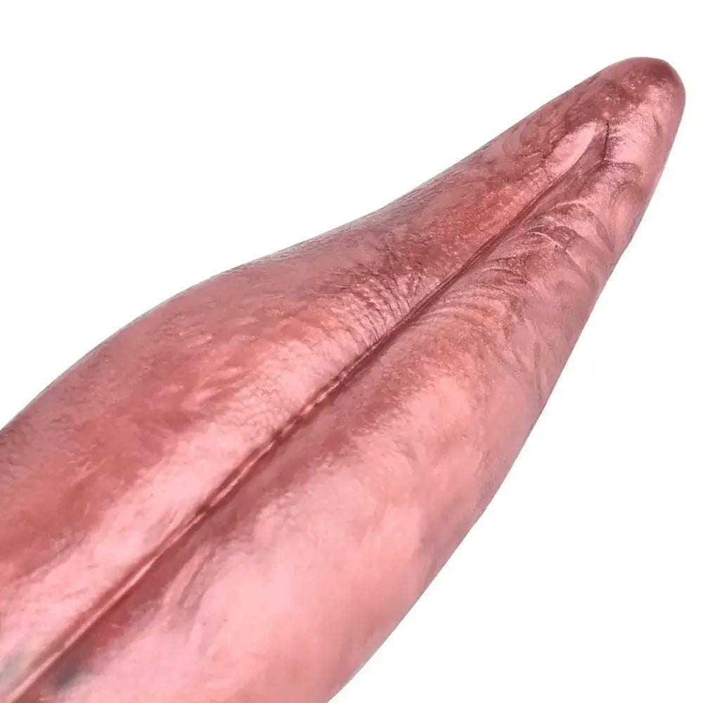 Tongue Shape Anal Plug 8.26in - Fantasy Butt Plug Toy