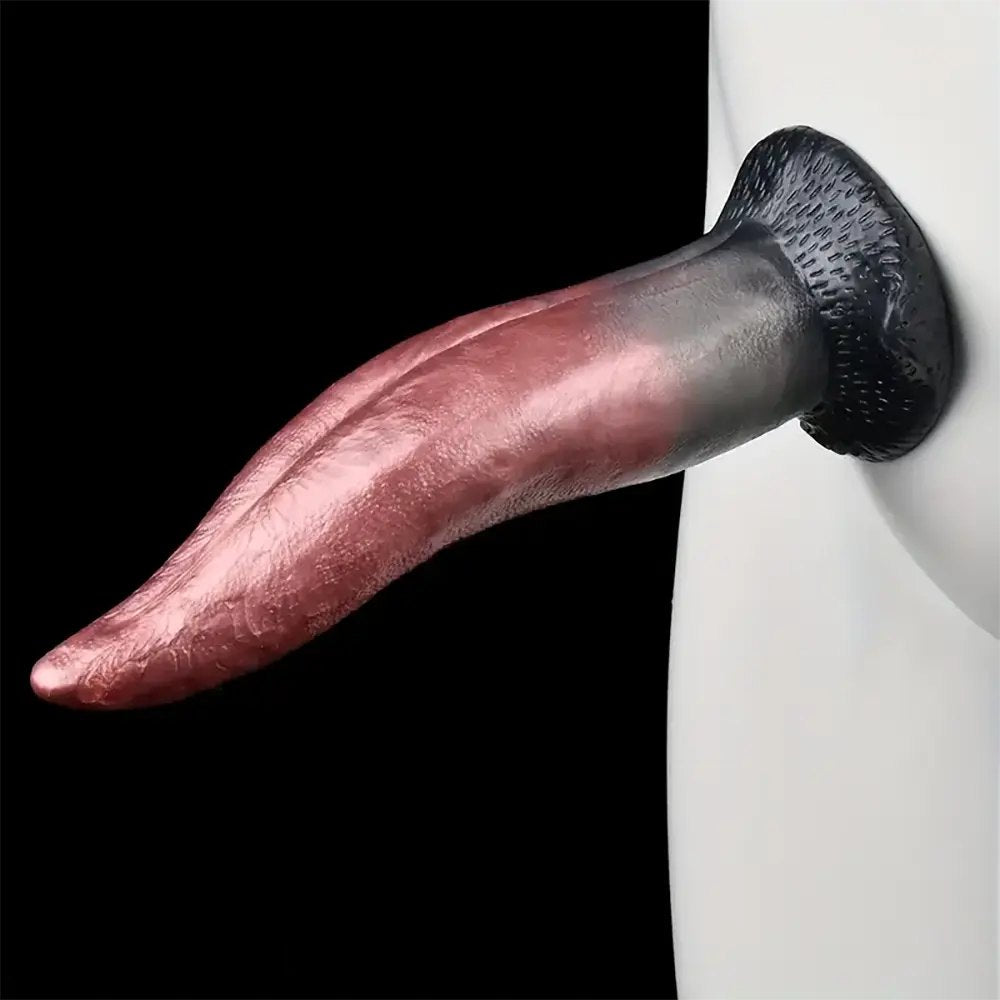 Tongue Shape Anal Plug 8.26in - Fantasy Butt Plug Toy