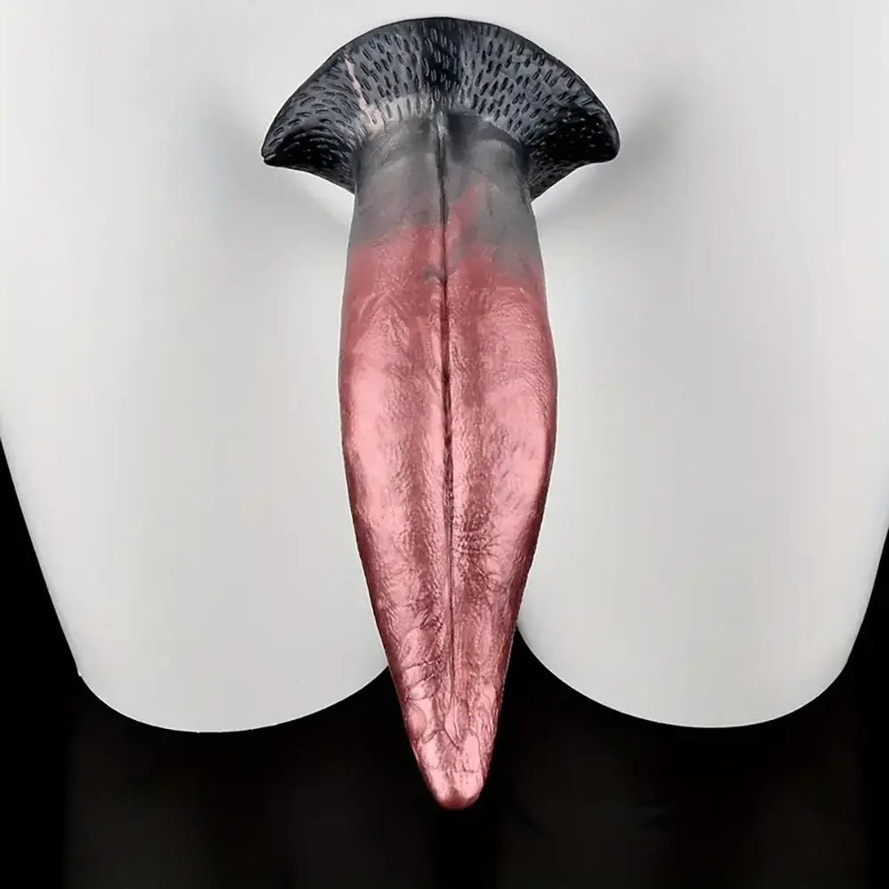 Tongue Shape Anal Plug 8.26in - Fantasy Butt Plug Toy