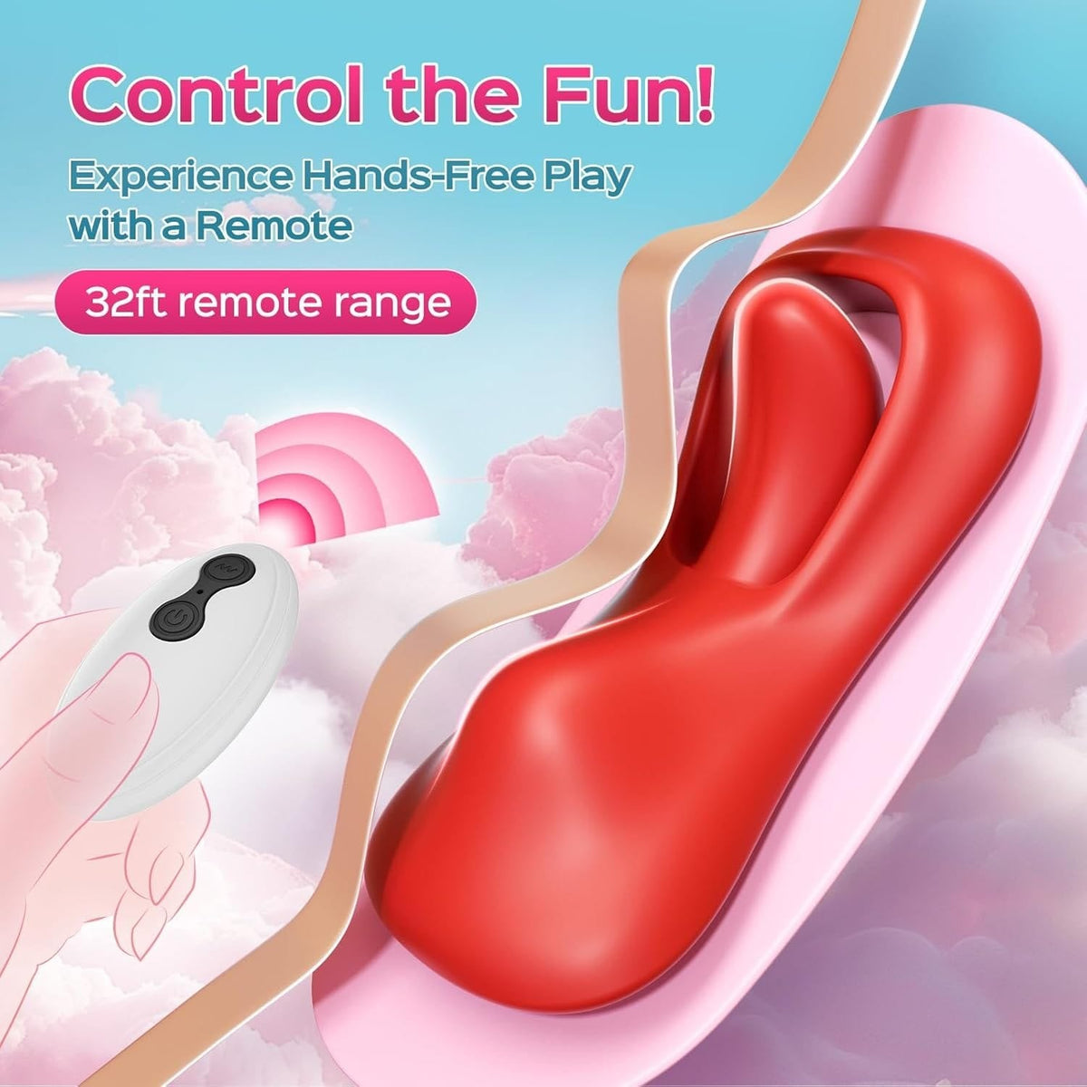 Tongue Wearable Clit Vibrator - App Controlled Wearable Vibrator